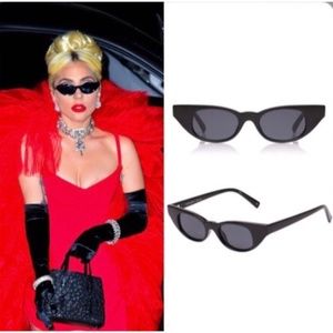 ADAM SELMAN X LE SPECS The Breaker Oval Sunglasses